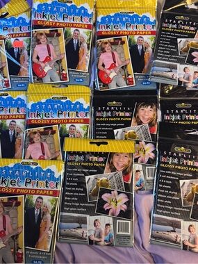 Glossy Inkjet Photo Paper 220 sheets  (older packaging but all sealed) 4x6 inch